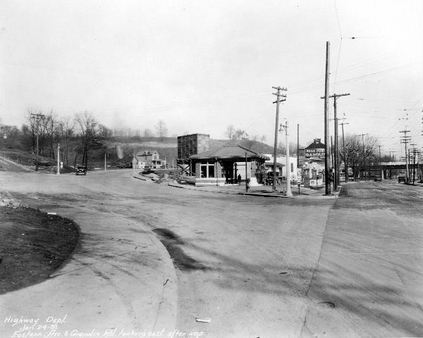 Historic photo of Eastern Avenue the ramp to Beechmont Avenue