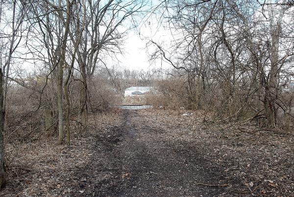 Near the north end of old Wooster Pike