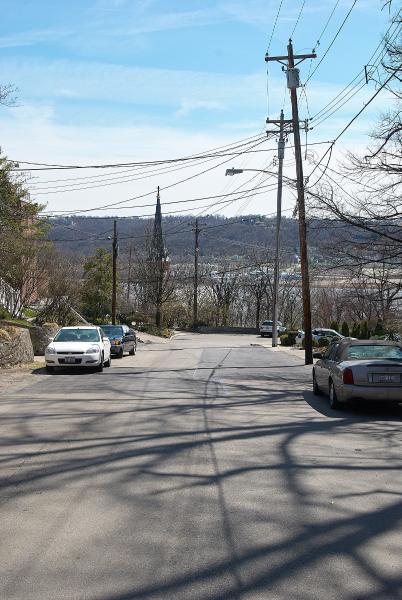 A short remaining stretch of Torrence Road near Columbia Parkway