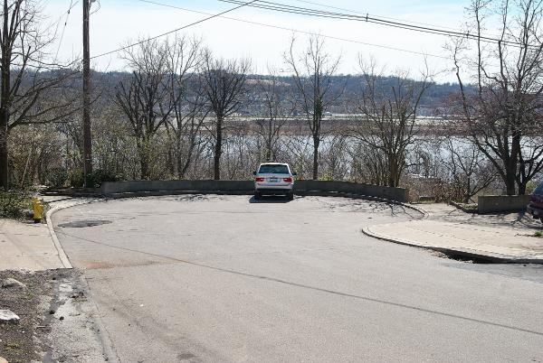 The bottom end of Torrence Court