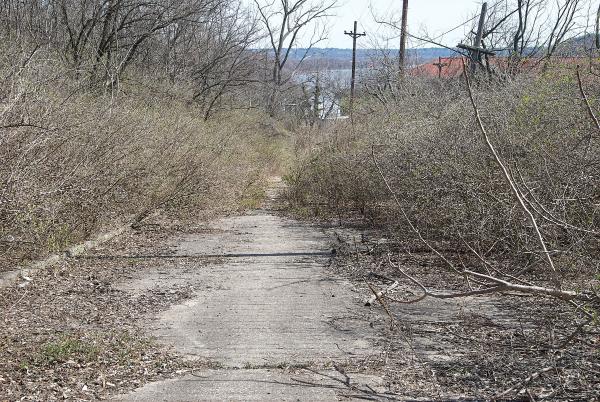 The southern stretch of the Abandoned Torrence Road