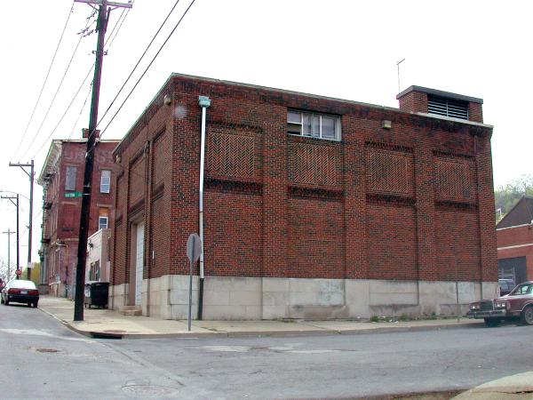Cincinnati Street Railway power substation at Depot and Dutton Streets in Lower Price Hill