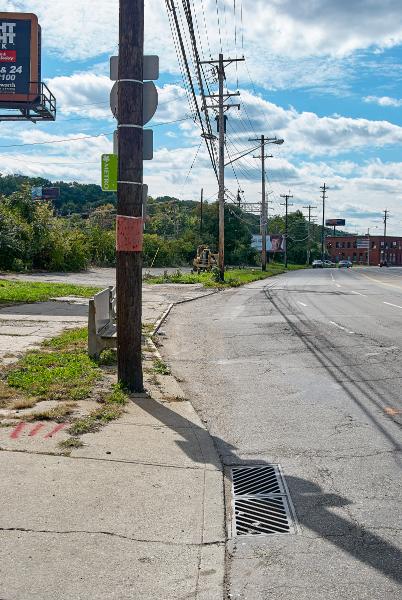 A more recent view of the Chester Park streetcar loop location on Spring Grove Avenue in Winton Place