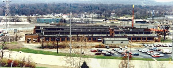CSR Winton Shops along Mitchell Avenue shortly before demolition