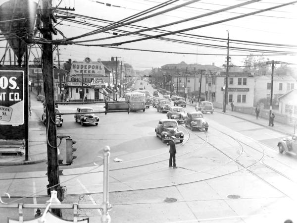 Historic Photo of the center of Norwood at Smith and Montgomery Road